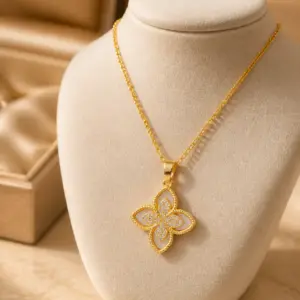Ivory Blossom Necklace (Reversible)