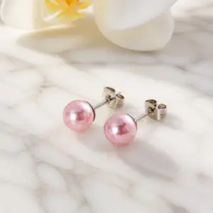Silver Blush Earrings