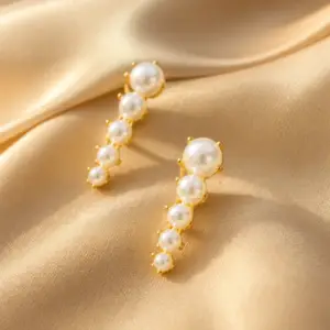 Lunar Pearl Earrings