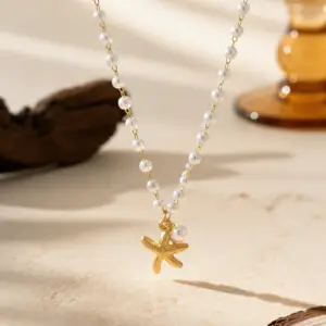 Pearl Star Necklace