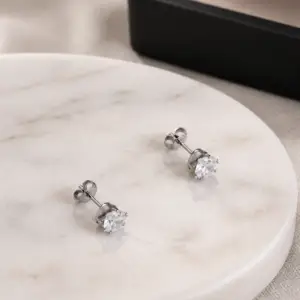 Crystal Heart Earrings