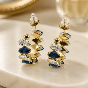 Blue Sparkle Earrings
