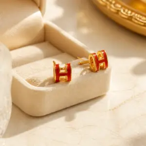 Ruby Glow Earrings