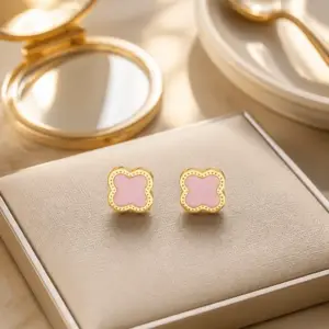 Pink Nightfall Earrings
